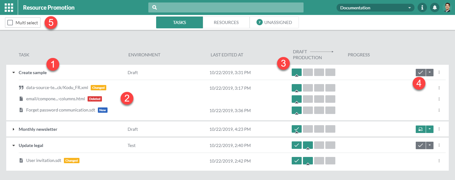 task overview